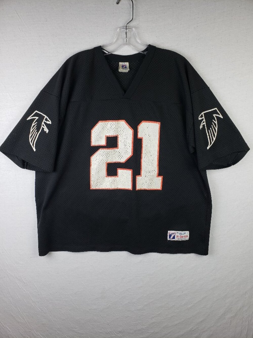 Vintage 90s Atlanta Falcons #21 Deion Sanders Football-NFL Logo 7 Jersey Size XL